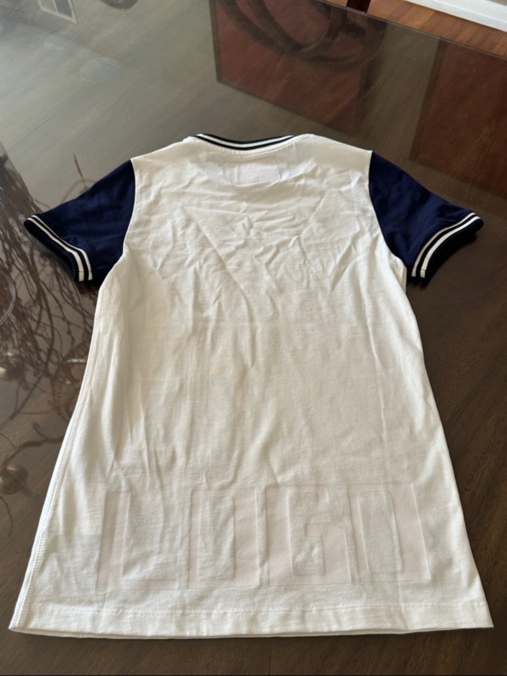 NWT Acne Studios Baseball Tee XS Navy - Picture 5 of 5